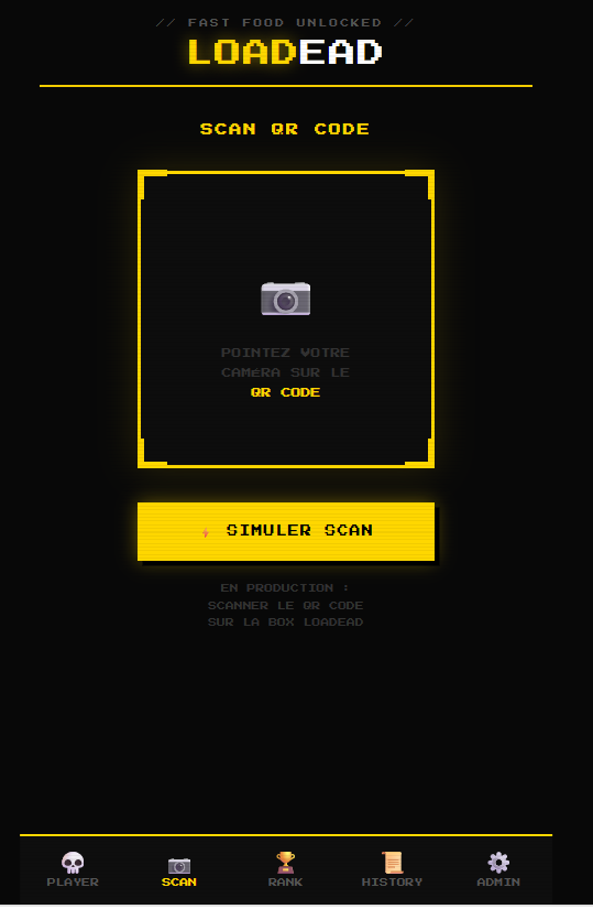 Scan QR code LOADEAD